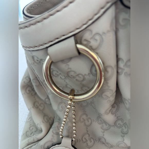 Auth GUCCI Tote Leather Guccissima Handbag 211944 F/S 520981 amazing condition - Picture 3 of 10